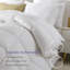 All Season Baffle Box Queen White 750 FP Down & Feather Blend Comforter/ Duvet Insert-85676524