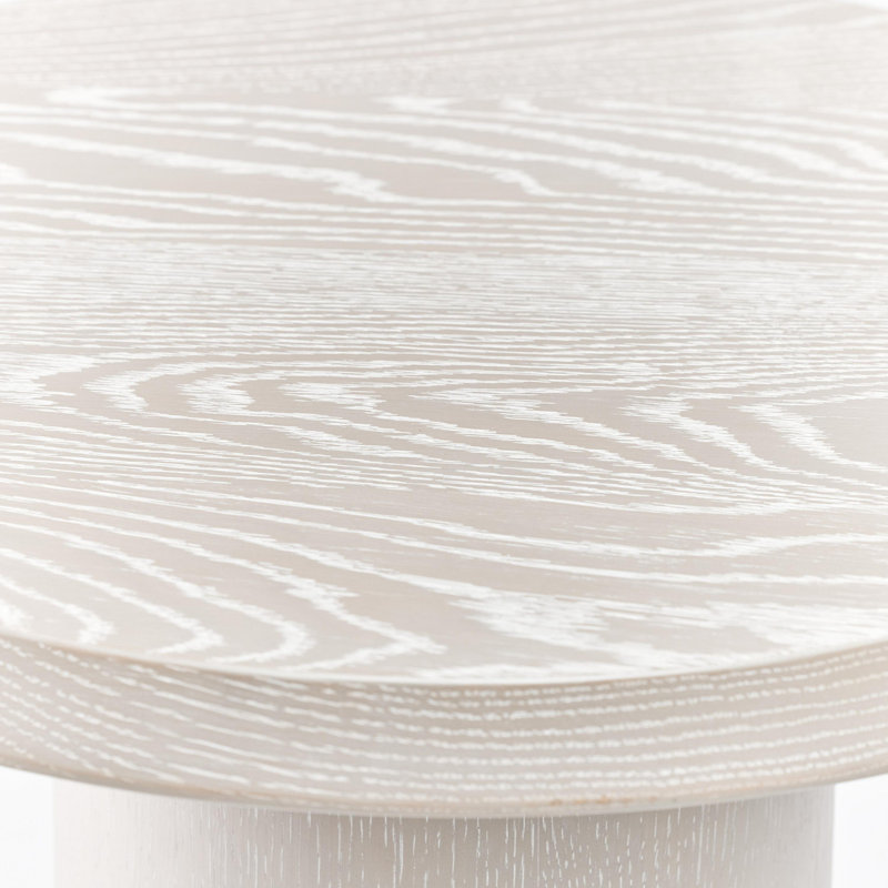 Hunt Solid Wood End Table, Cliffside Gray