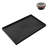 48 in. x 36 in. Corner Acrylic Shower Base in Glossy Black With Center Drain, Drain Included-115227456