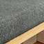 Banc minimaliste moderne gris foncé pour changer de chaussures, structure, coussin doux, banc à langer pour petit espace, siège en bois massif, librement dans les espaces-130598283