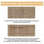 Armoire de rangement en rotin 6 tiroirs