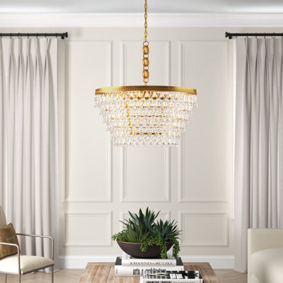 Beno 6 - Light Dimmable Tiered Chandelier