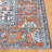 Fessler Oriental Navy/Rust Area Rug-1236729049