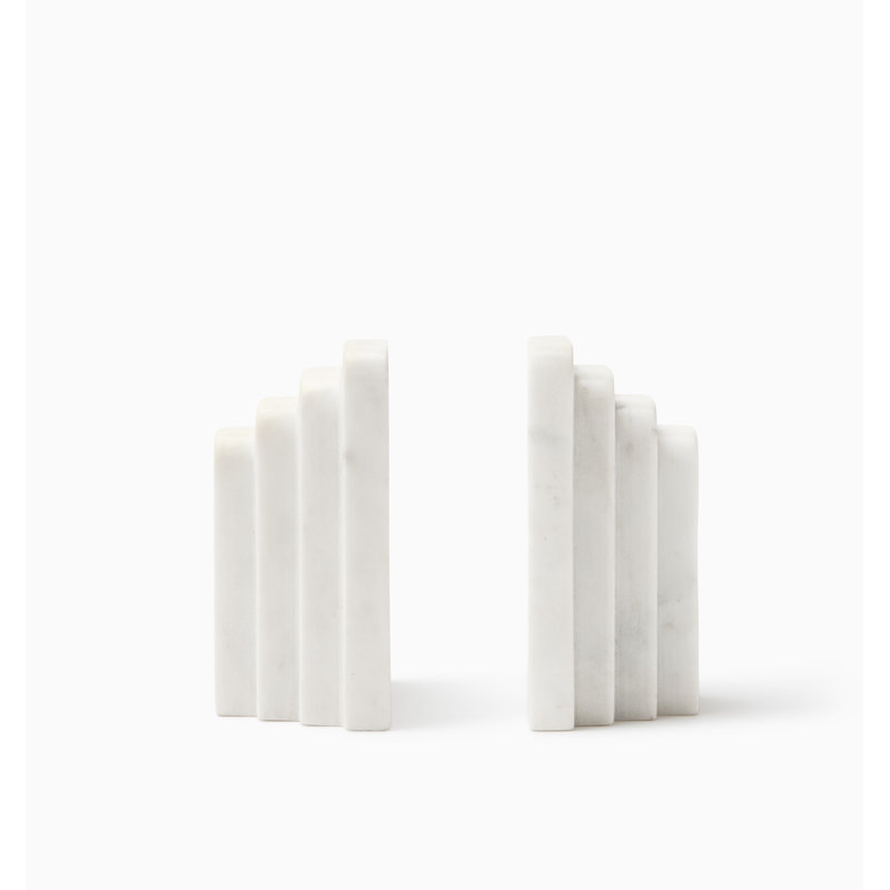 Fermalibri - Book Ends - Pair, White