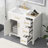 36" Bathroom Vanity With Sink Top