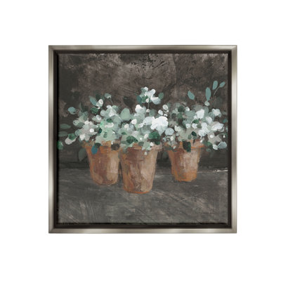 " Garden Plants In Terracotta Floater Frame " by Danhui Nai