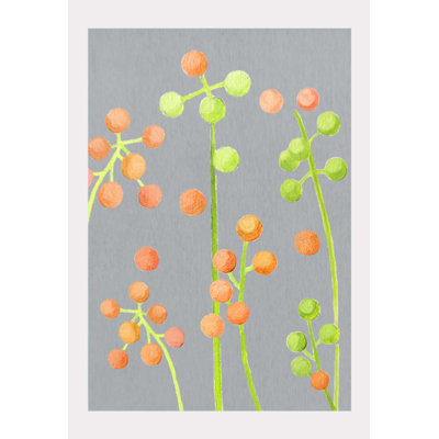 Brunia On Gray Print