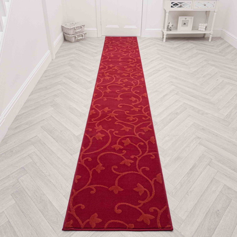 Runner Floral Area Rug, Runner 60 x 150 cm