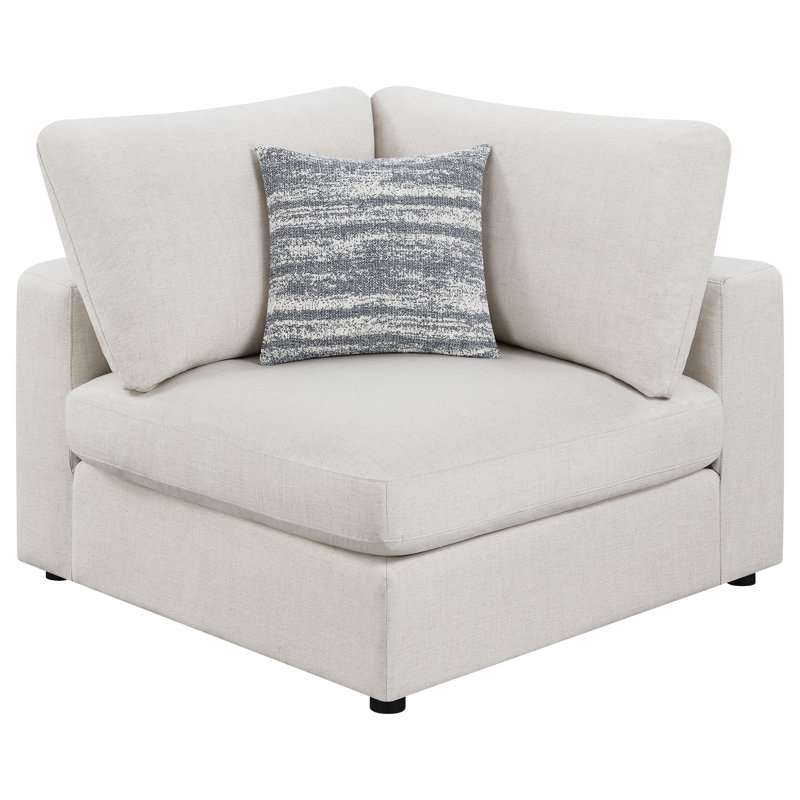 Style sophistiqué - Coin rembourré Faulk, Lin beige