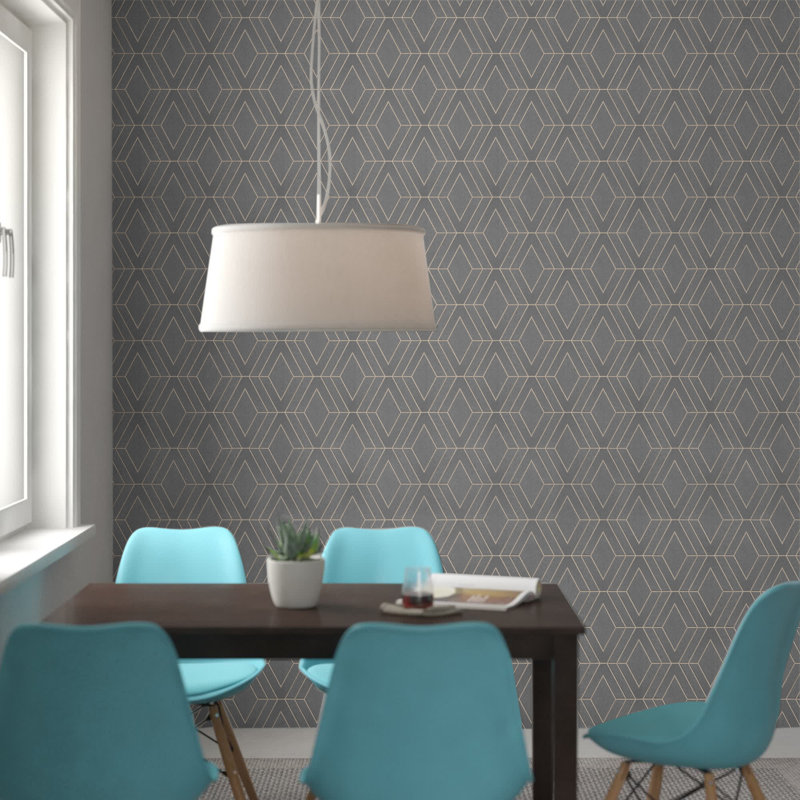 Ameer Geometric Double Roll, Taupe