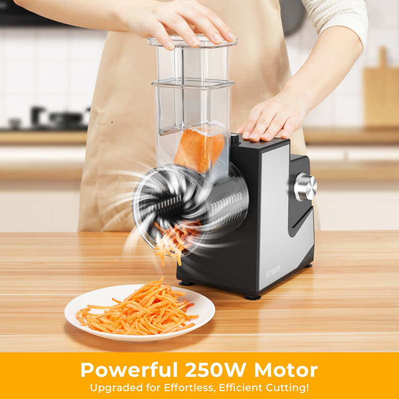 Fitnate Efficient Electric Grater Multifunctional Slicer Shredder | Wayfair