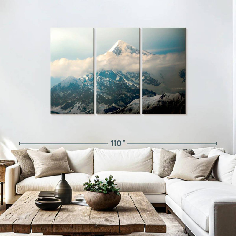 Alvord Snowy Mount McKinley, H 48 po x l 74 po