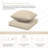 22"W X 24"D Outdoor Deep Seat Cushion Set Outdoor Seat/Back Cushion-982000959