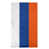 White/Royal Blue/Orange selected