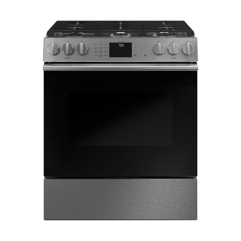 Café 30" 5.6 cu. ft. Smart Slide-in Gas Range with Griddle