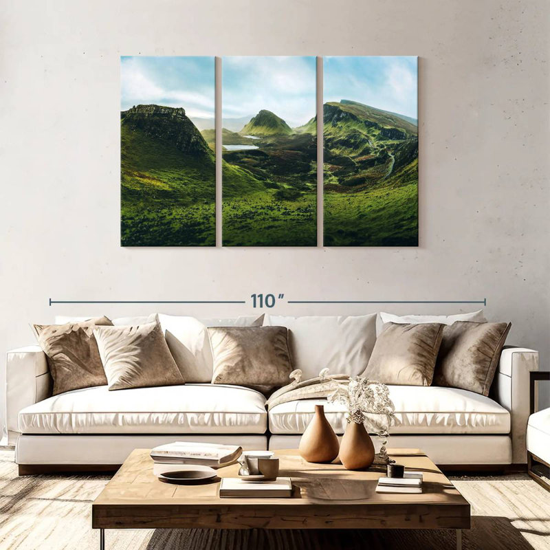 Alvord Quiraing Mountain Landscape, 48" H x 74" W