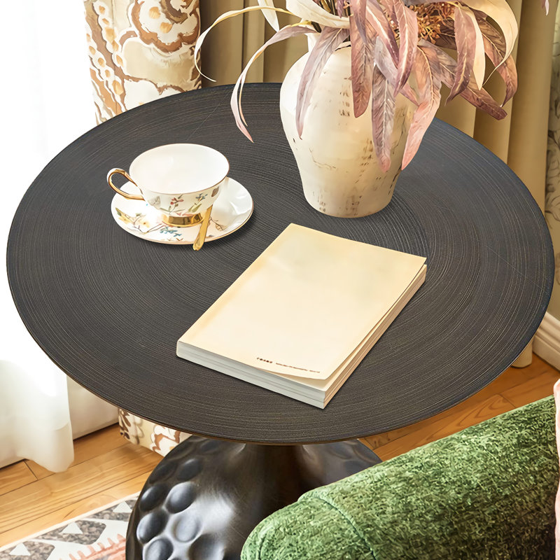 Elivra Iron Top End Table