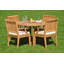Trevion Outdoor 5 - Piece Teak Dining Set