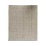 Hand-Knotted High-Quality Silver and White Area Rug