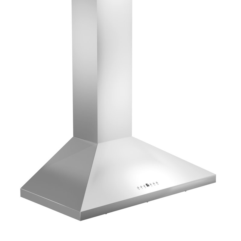 48" KL2 400 CFM Convertible Wall Mount Range Hood in Brushed Stainless Steel, 48"