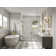 Pressure-Balanced Shower System, Ceiling Mount Dual Showerheads with Handheld SHower Spray