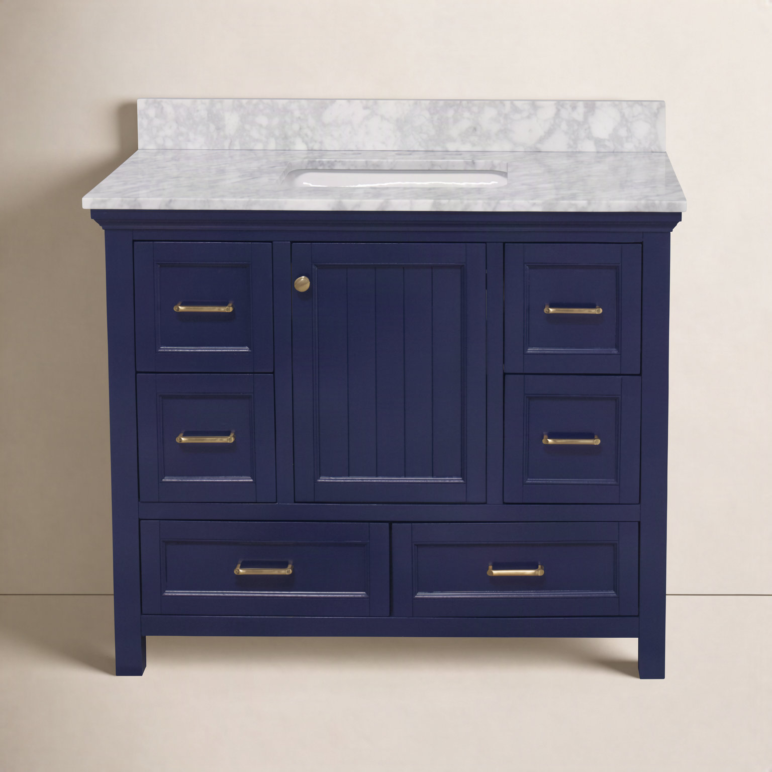Maven 42'' Single Bathroom Vanity, Royal Blue