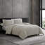 Vera Wang Puckered Texture Cotton Gray Duvet Cover Set-1379636178