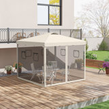 Pop Up Canopy Tent With Netting, Instant Screen House Room