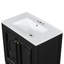 Meuble-lavabo de 30 po avec lavabo en céramique et charnières à fermeture en douceur Erica-1272009562