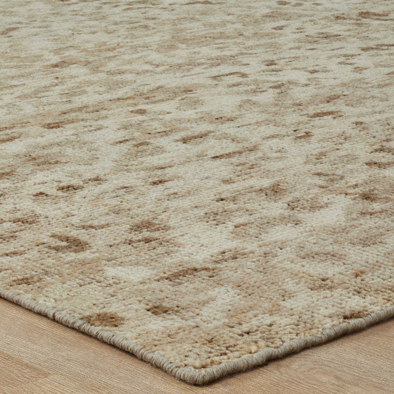 Toros Hand Knotted Wool Abstract Area Rug, Rectangle 10' x 14'