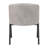 31" Astra Suede Wood Accent Chair in Ivory - Luxurious Faux Leather Home Seating Elegance