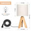 Lampe de table brune 14,6 po Seren-943666825