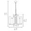 Benita 4 - Light Shaded Chandelier
