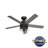 52" Lochemeade 5-Blade Standard Ceiling Fan with Remote Control and LED Light Kit Included-113420545