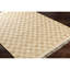 Tali Checkered Handmade Flatweave Area Rug in Brown/Beige-796729425