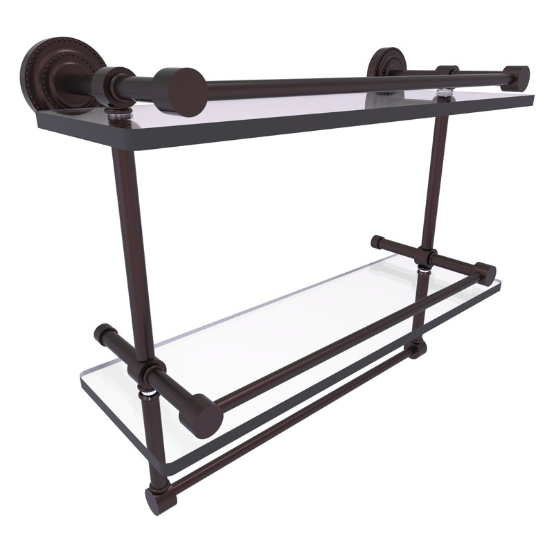 Étagère murale Marchmont, Bronze antique, H 12 po x l 16 po x P 5 po