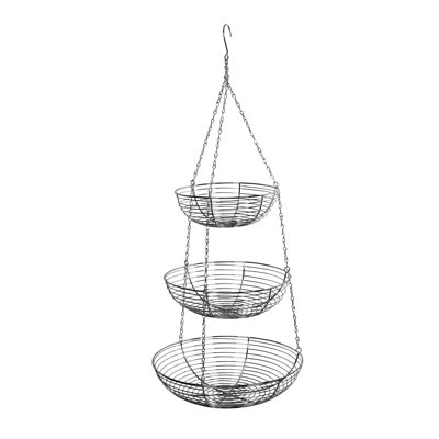 Everly Quinn Metal Fruit Bowl