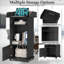 Podium mobile avec armoire de rangement, lutrin ergonomique avec armoire de rangement
