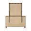 Commode six tiroirs couleur noyer