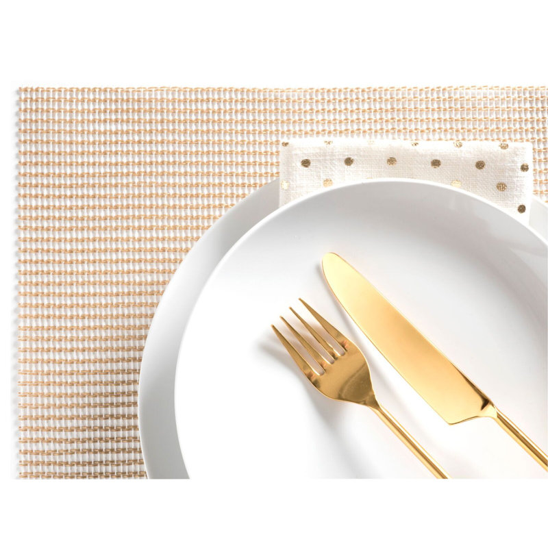 Madrid Rectangle Placemat, Beige