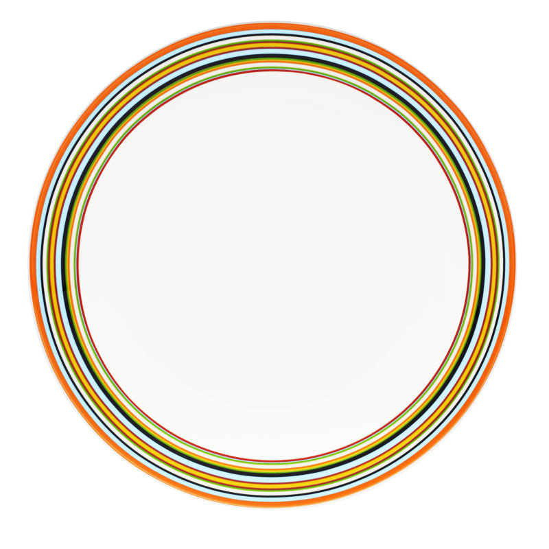 Iittala Origo 10.2362" Dinner Plate, Orange