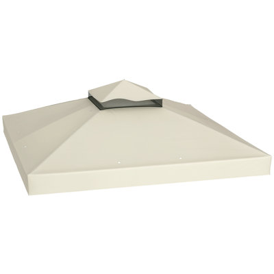 x 10' Double Tier Gazebo Replacement Canopy Cover, UPF30+