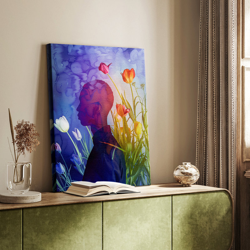 FLORAL Series DCC-XXX-Gallery Cavas sur mesure, H 27 po x l 18 po