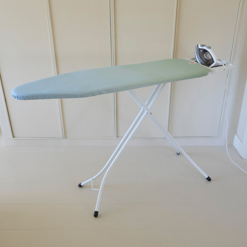 Brabantia Size B Ironing Board with Solid Steam Iron Rest, Soothing Sea