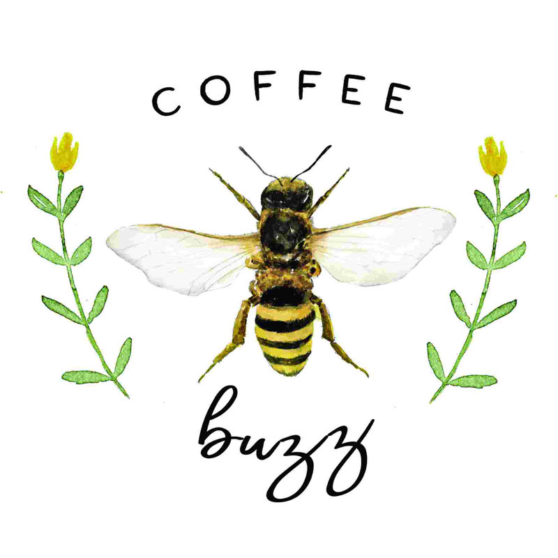 " Coffee Buzz Bee ", 20" H x 20" W