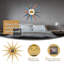 Roselea Metal Wall Clock