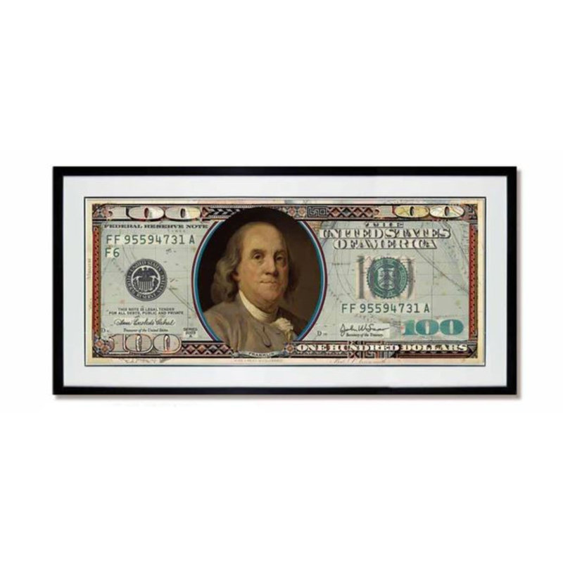 Hundred Dollar Collage Art