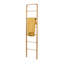 Porte-serviettes élégant en bois foncé-669524490