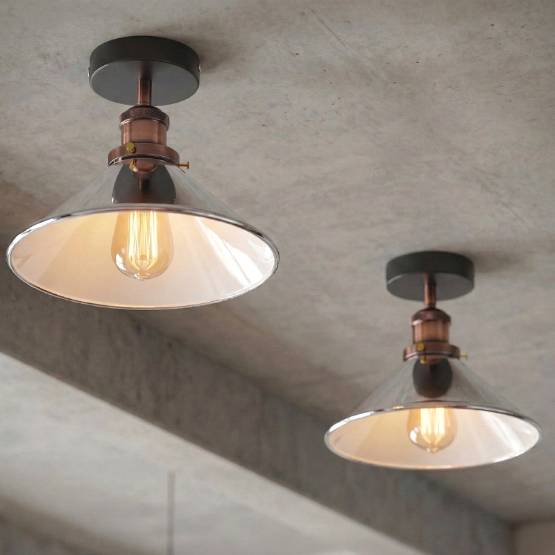 Semi Flush Mount, Chrome