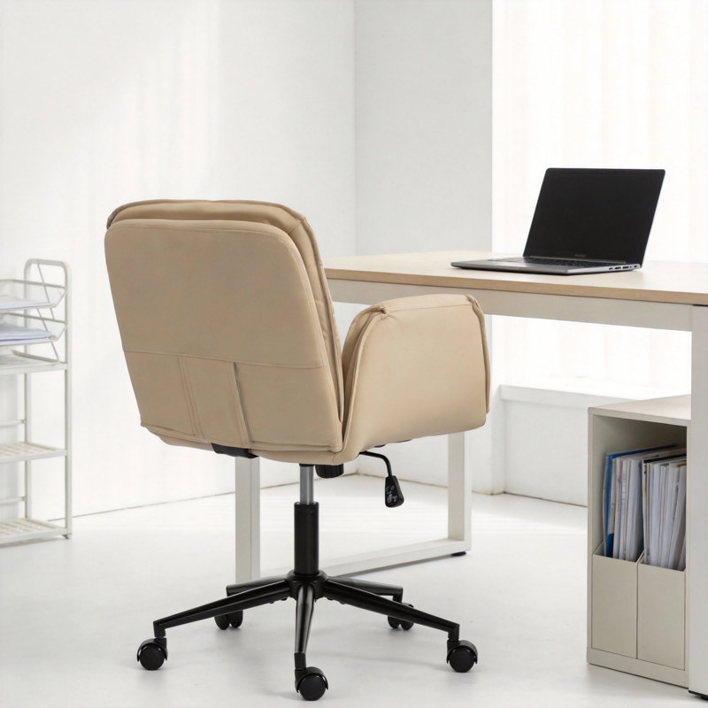 Chaise de bureau ergonomique avec accoudoirs réglables et fonction d'inclinaison